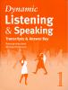 Dynamic Listening & Speaking 1, Answer Key