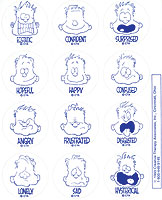 English Feelings Stickers