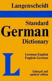 Langenscheidt Standard German Dict. - thumb indexed