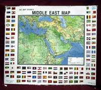 Map of Middle East Poster