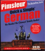 Pimsleur Quick & Simple German/Four CD's