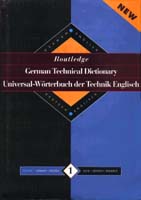 Routledge Technical Dictionary Vol. 1 (German/English)